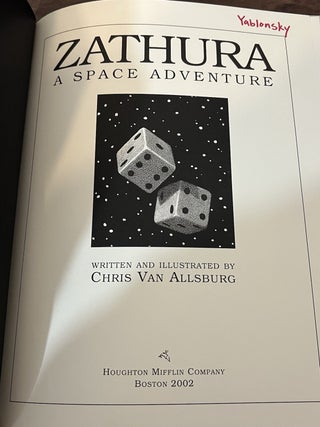 Zathura First Edition Signed (4/8)