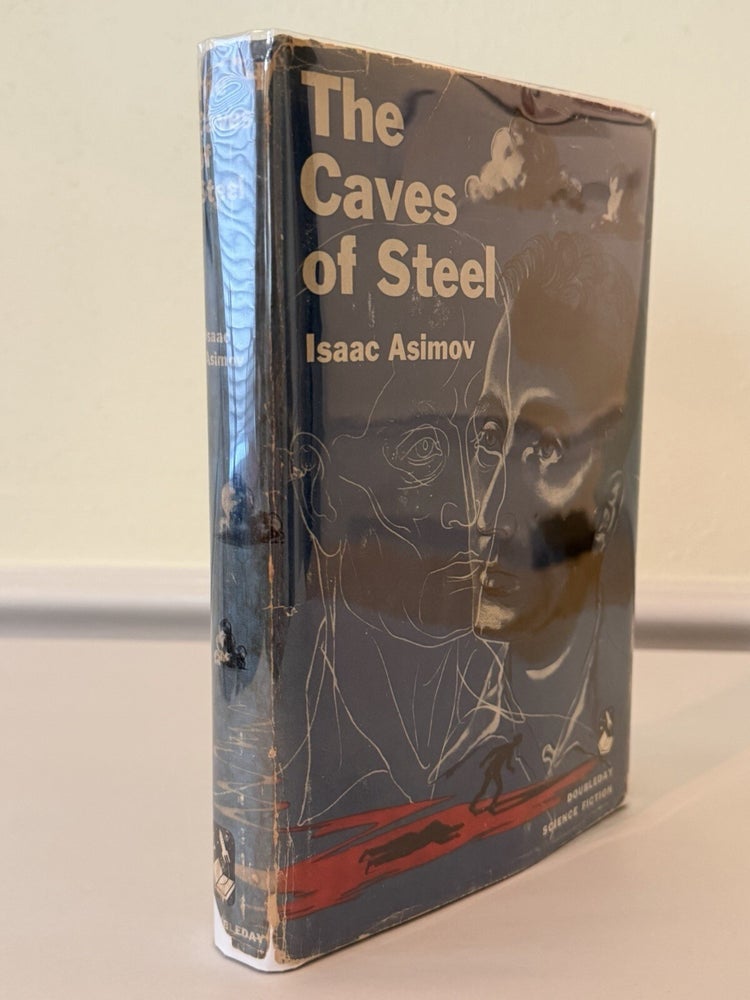 Item #1092 The Caves Of Steel Isaac Asimov First Edition. Isaac Asimov.