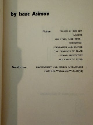 The Caves Of Steel Isaac Asimov First Edition (11/15)