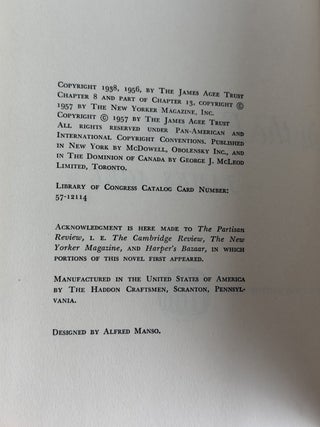 A Death In The Family James Agee First Edition (6/8)